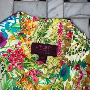 J. Crew Liberty fabric button down